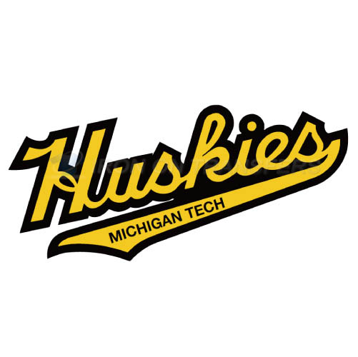 Michigan Tech Huskies Iron-on Stickers (Heat Transfers)NO.5063